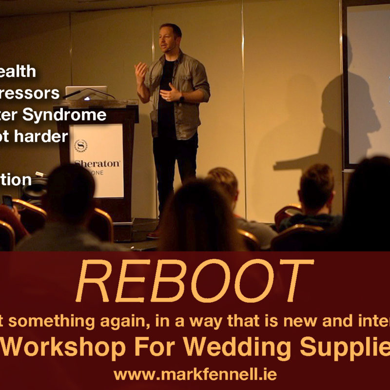 Rebookt wedding professional workshop