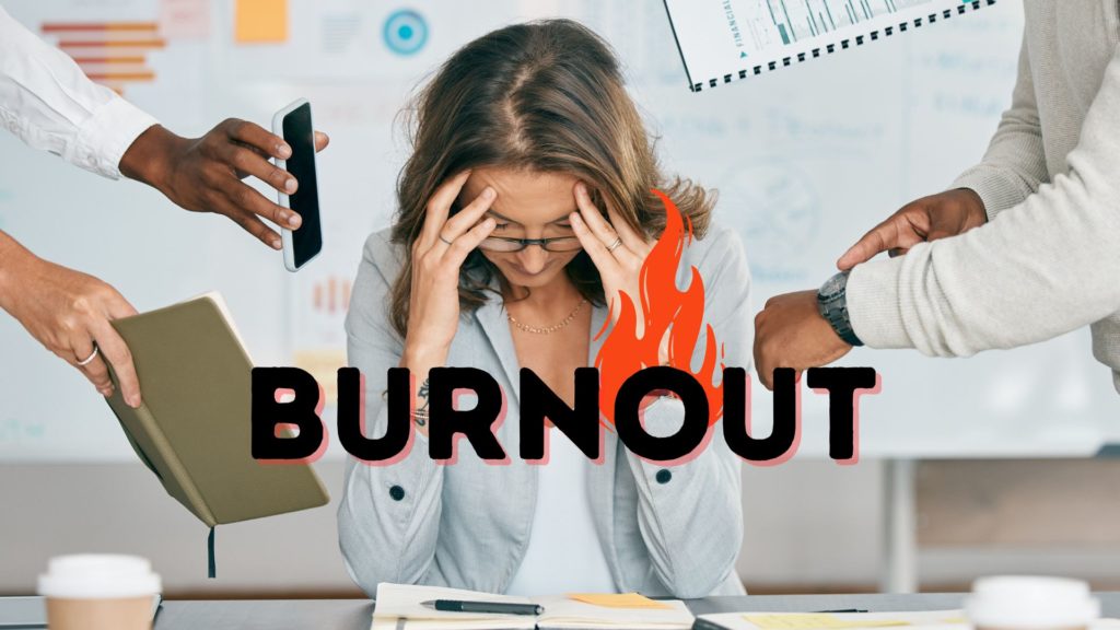 female burnout and woman