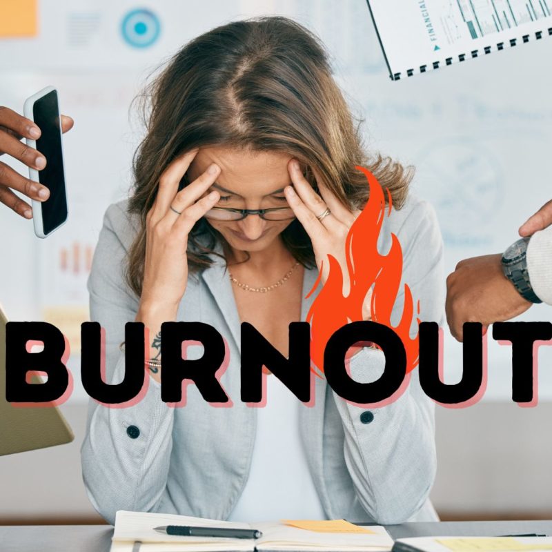 female burnout and woman